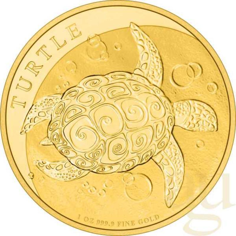 1 Unze Goldmünze Niue Schildkröte 2023