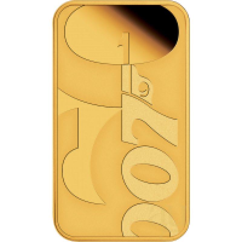 1 Unze Goldmünze Tuvalu Rectangular James Bond 60 Years Anniversary 2022