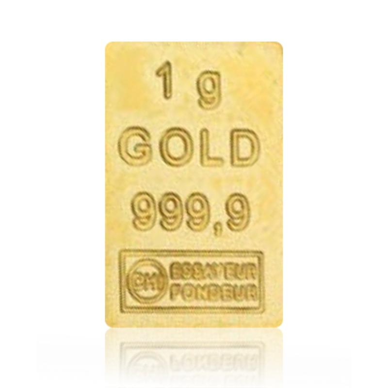 50 x 1g Gold Combibarren / Goldtafel / Tafelbarren Valcambi