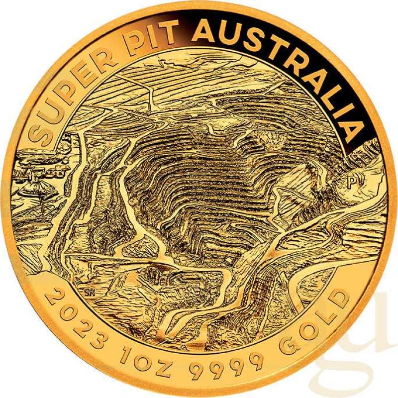 1 Unze Goldmünze Australien Super Pit 2023