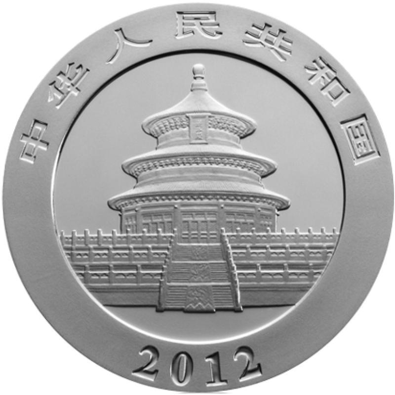 1 kilogram stříbrná mince China Panda 2012 proof