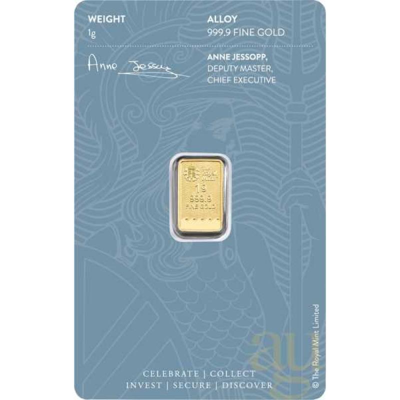 1 Gramm Goldbarren The Royal Mint - Britannia