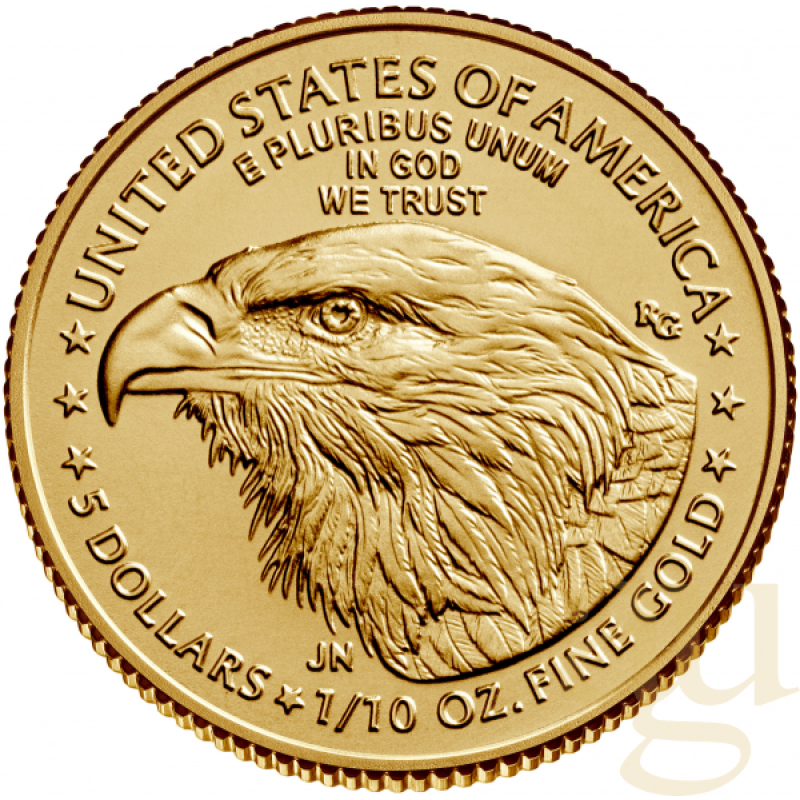 1/10 Unze Goldmünze American Eagle 2023