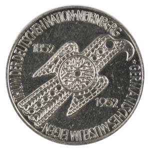 5 DM stříbrná mince Germanisches Museum BRD