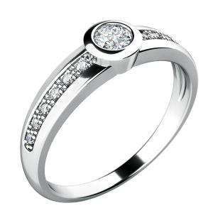 Zlatý prsteň s diamanty AU 585/1000 PATTIC G10778B01A