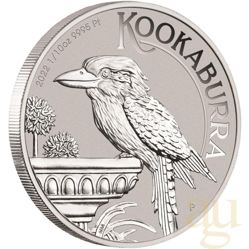 1/10 uncí platinová mince Austrálie Kookaburra 2022 9405993