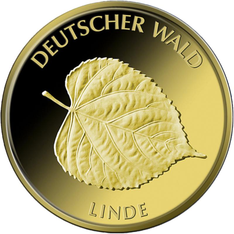 20 Euro zlatá mince Deutscher Wald - Linde 2015 (F)