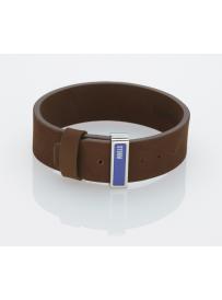 Pánský kožený náramek STORM Jaxton Bracelet - Lazer Blue 9980732/LB