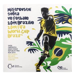 Sada oběžných mincí MS ve fotbale Brazílie 2014 stand