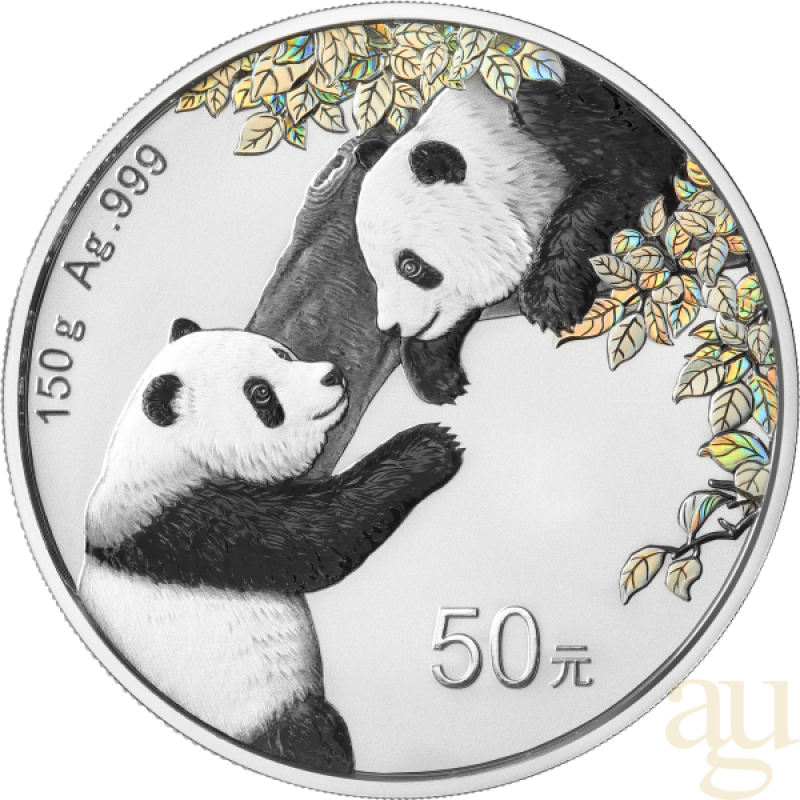 150 Gramm Silbermünze China Panda 2023 proof