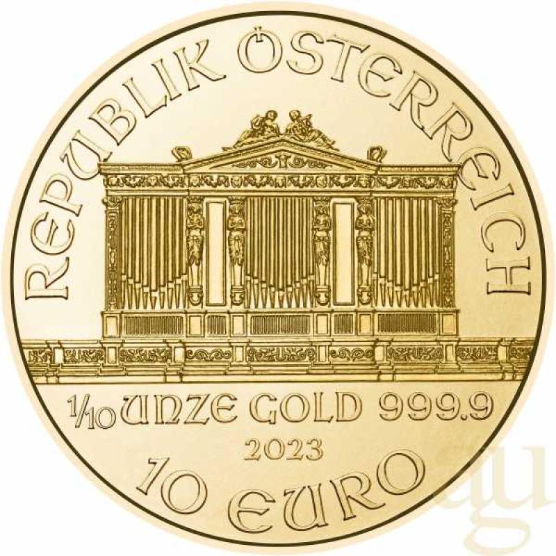 1/10 Unze Goldmünze Wiener Philharmoniker 2023