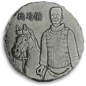 5 uncí stříbrná mince Fiji Terracotta Army 2019