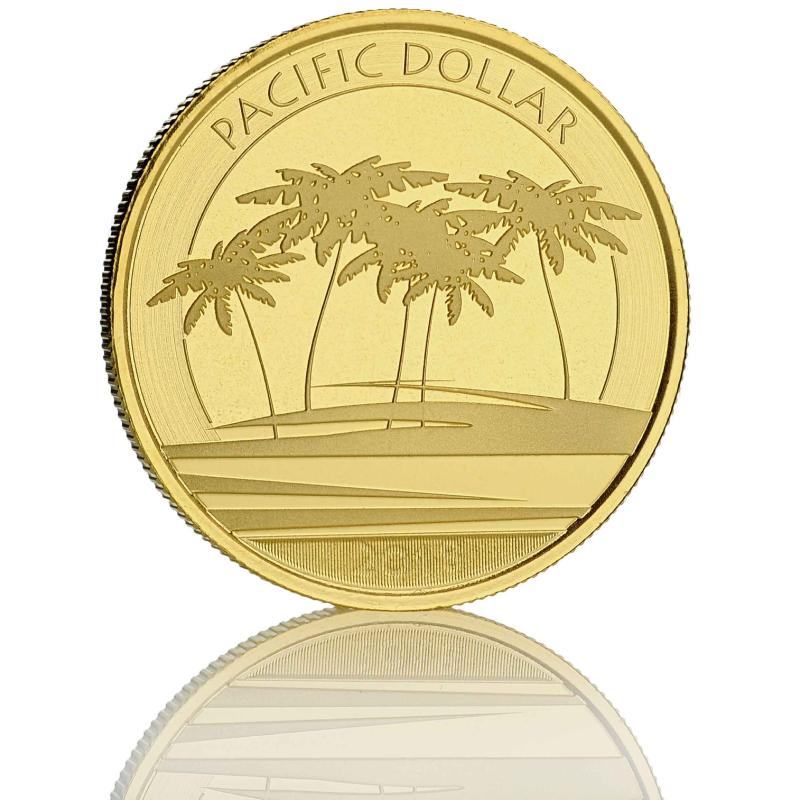 1 unce zlatá mince Fiji Pacific Dollar 2018