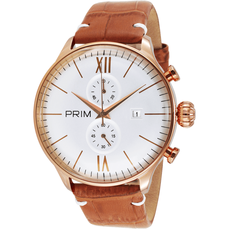 Pánské hodinky PRIM Retro Chronograf - D W01P.13023.D