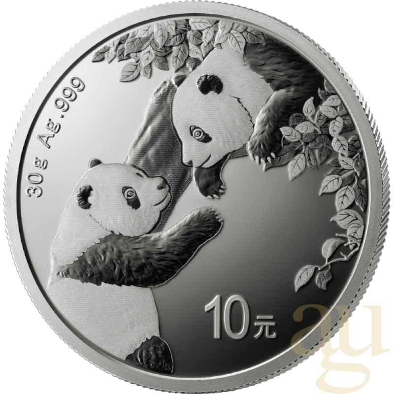 30 Gramm Silbermünze China Panda 2023