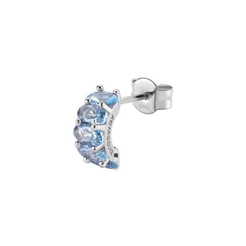 Single náušnice BROSWAY Fancy Cloud Light Blue FCL09- 1 Ks
