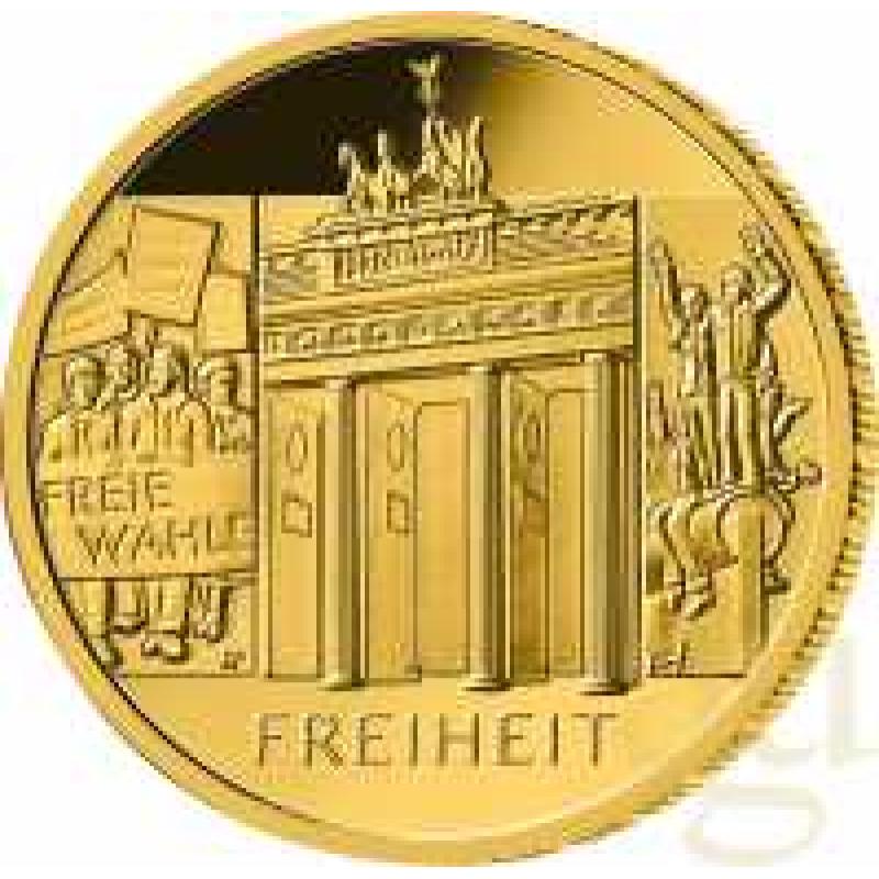 1/2 Unze Goldmünze - Säulen der Demokratie - 100 Euro Freiheit 2022 (G)
