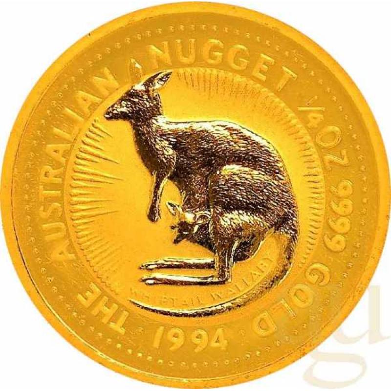 1/4 Unze Goldmünze Australien Känguru 1994