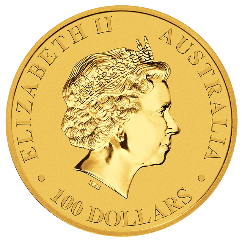 1 unce zlatá mince Austrálie klokan 2008