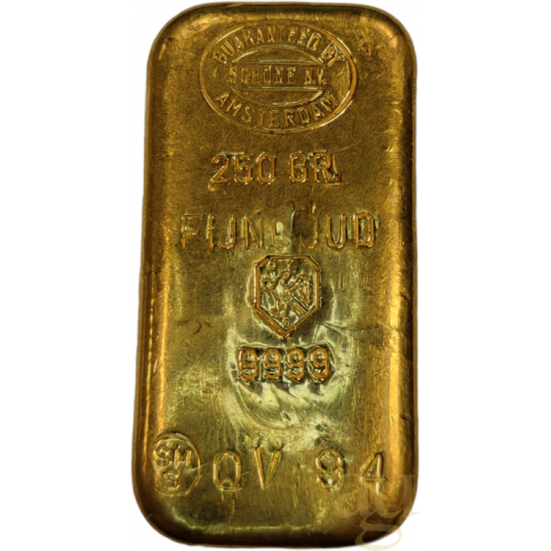 250 Gramm Goldbarren Amsterdam Schöne