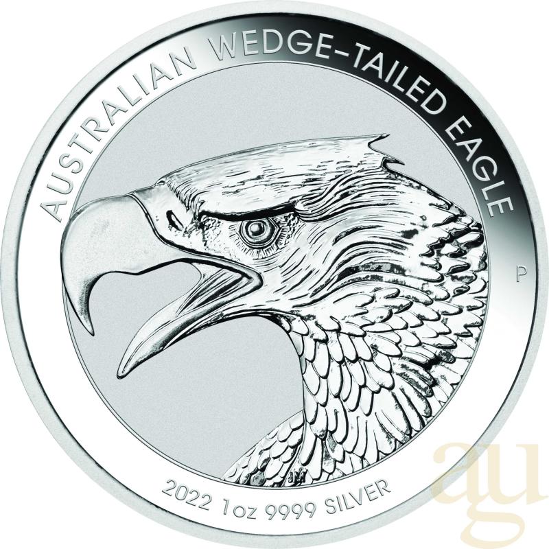 1 unce stříbrná mince Austrálie Wedge Tailed Eagle 2022