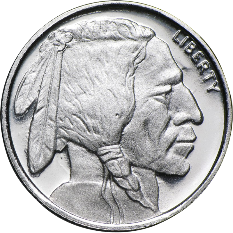 1/10 uncí stříbrný American Buffalo Round