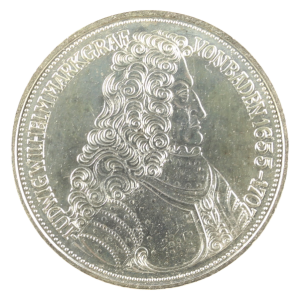 5 DM stříbrná mince Markgraf von Baden BRD
