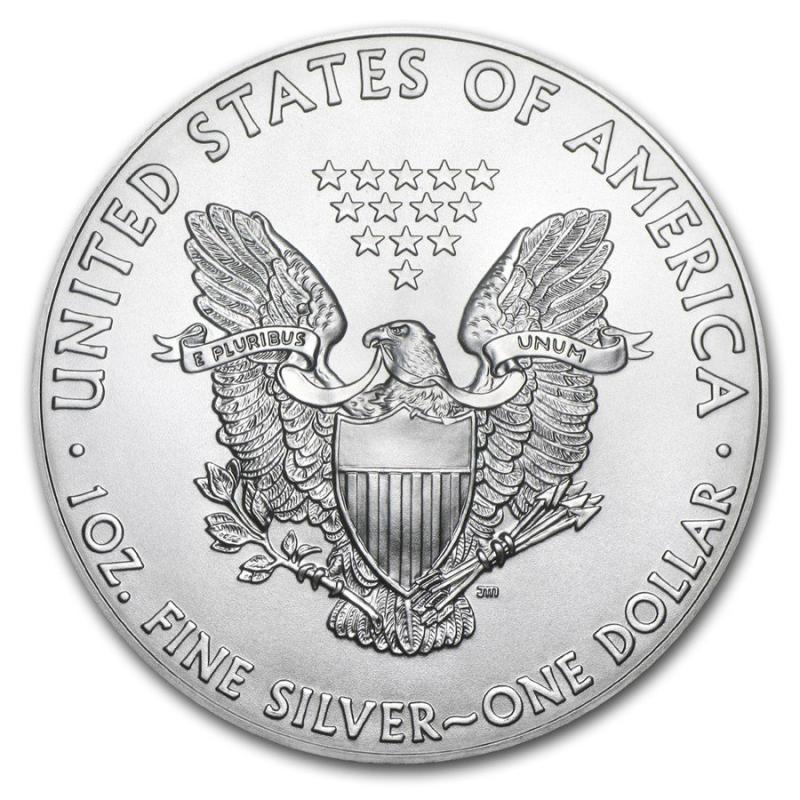 Sada stříbrných mincí 20 x 1 Oz American Eagle 2018 v kazetě