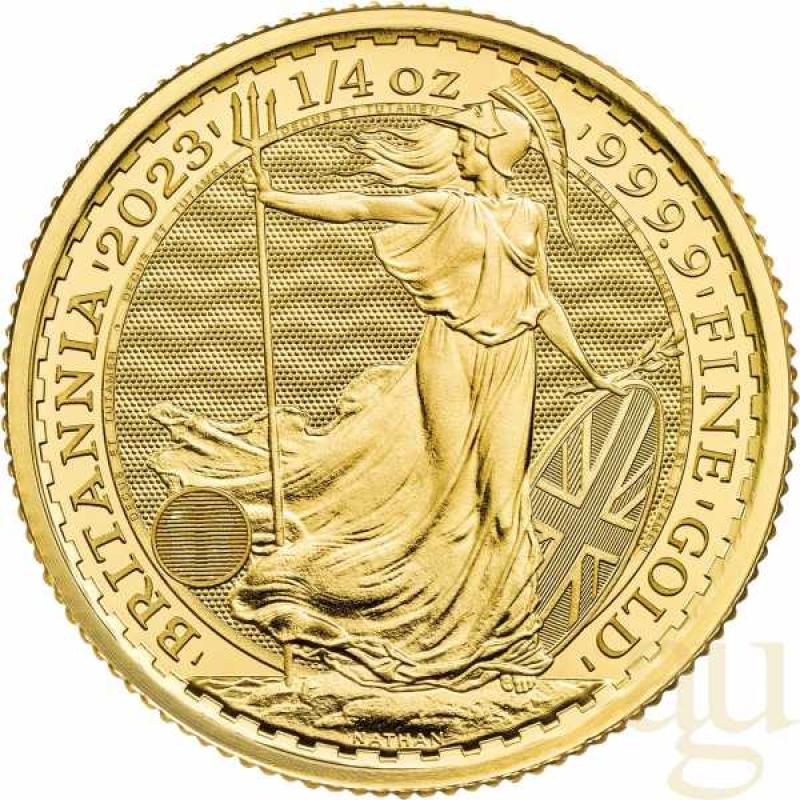 1/4 Unze Goldmünze Britannia 2023 - King Charles