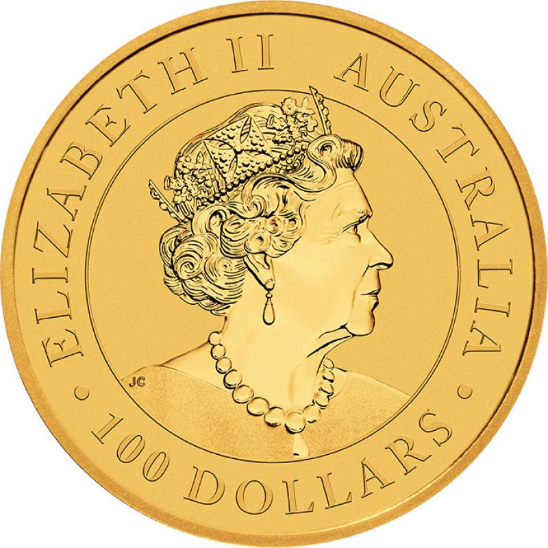 1 unce zlatá mince Austrálie klokan 2020