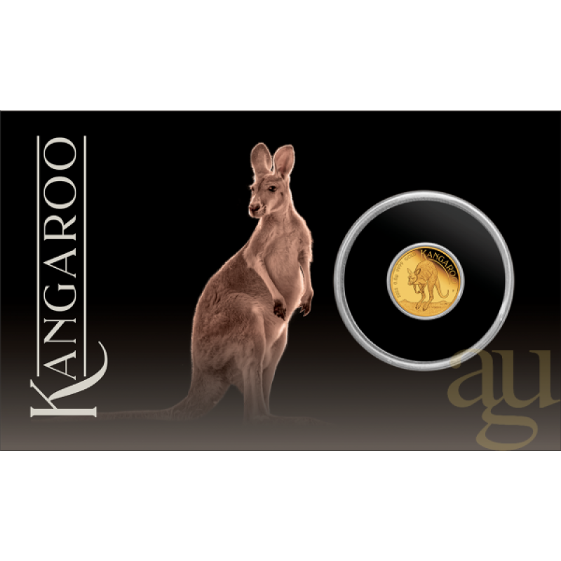 0,5 Gramm Goldmünze Australien Mini Känguru 2022