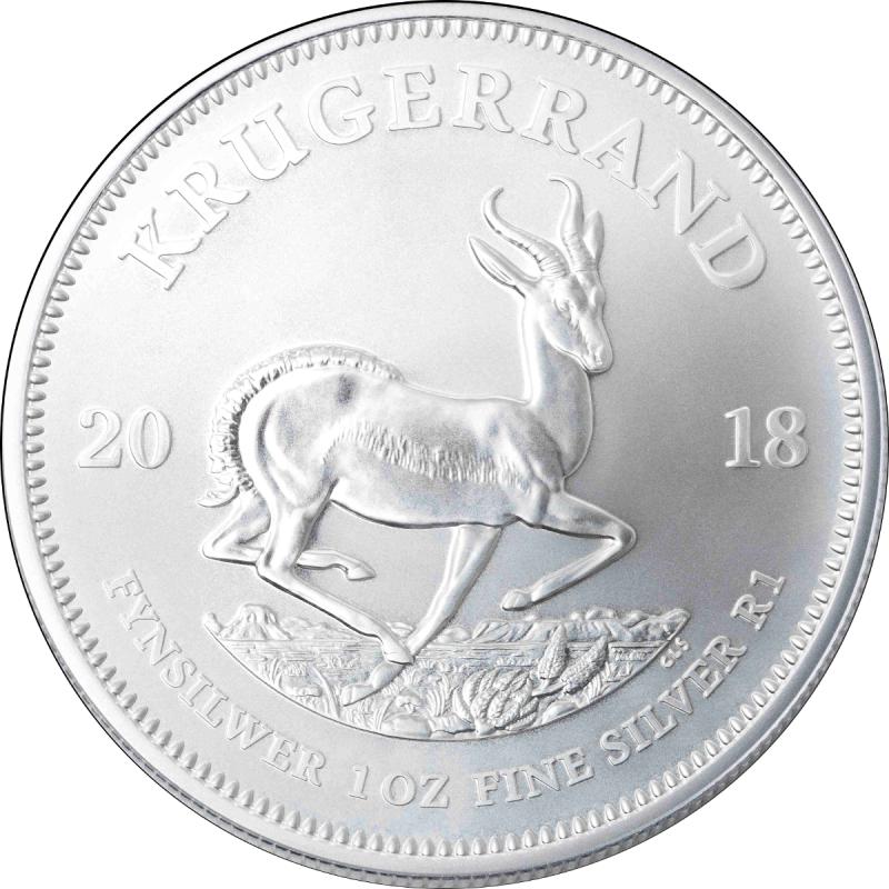 1 unce stříbrná mince Krugerrand