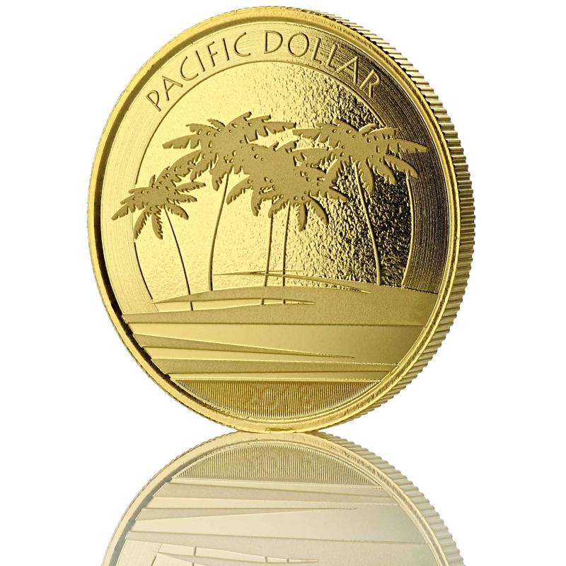 1 unce zlatá mince Fiji Pacific Dollar 2018