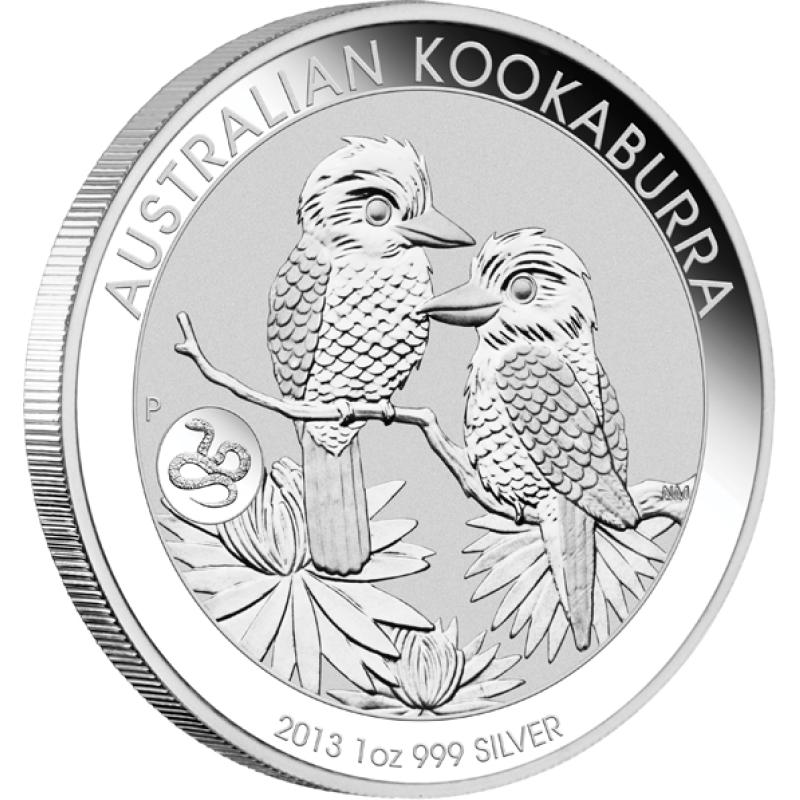 1 unce stříbrná mince Austrálie Kookaburra 2013 - Privy Mark had