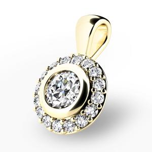 Přívěs AU 585/1000 přírodní diamant 0,312 ct G/SI 0,85 g G1082305