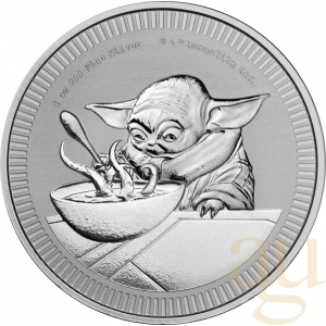 1 Unze Silbermünze Niue Star Wars - Grogu 