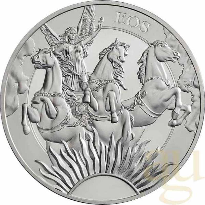 5 Unze Silbermünze The Goddesses Series: Eos and the Horses 2023