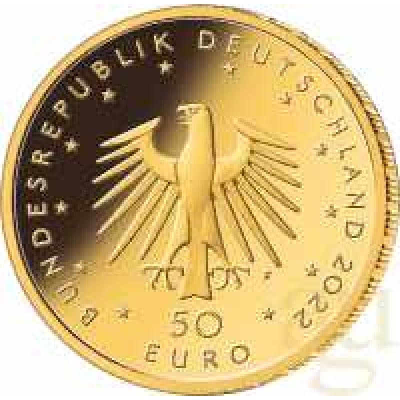 50 Euro Goldmünze Konzertgitarre 2022 (J)