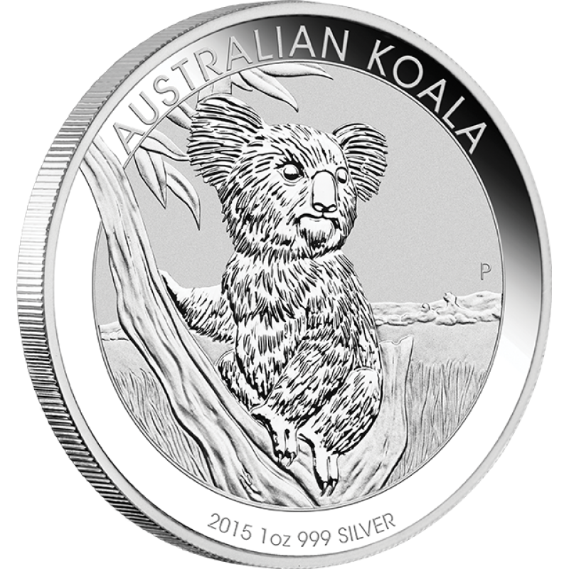 1 unce stříbrná mince Austrálie Koala 2015