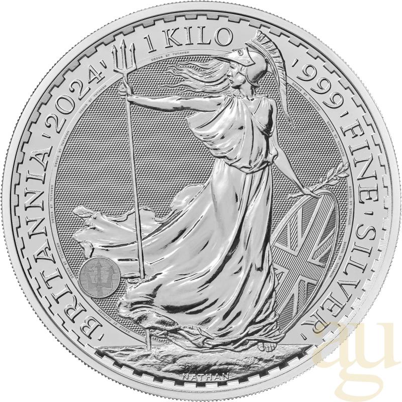 1 Kilogramm Silbermünze Britannia 2024