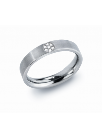 Titanový prsten BOCCIA s diamanty 0121-05