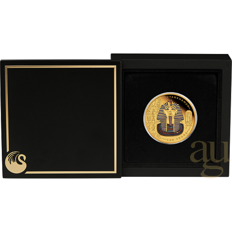 1 Unze Goldmünze Tutankhamun Discovery 100 Year Anniversary proof - coloriert