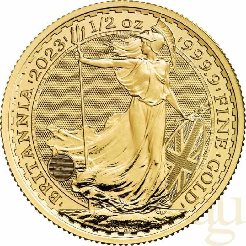 1/2 Unze Goldmünze Britannia 2023