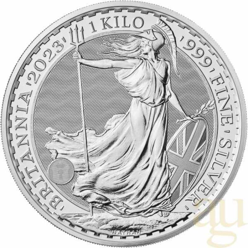 1 Kilogramm Silbermünze Britannia 2023