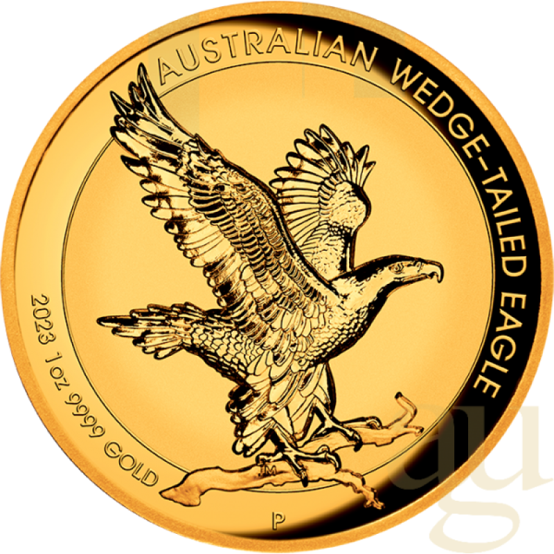 1 Unze Goldmünze Australien Wedge Tailed Eagle 2023 - Incused Coin