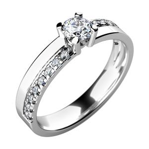Zlatý prsten s diamanty AU 585/1000 PATTIC G10760B01