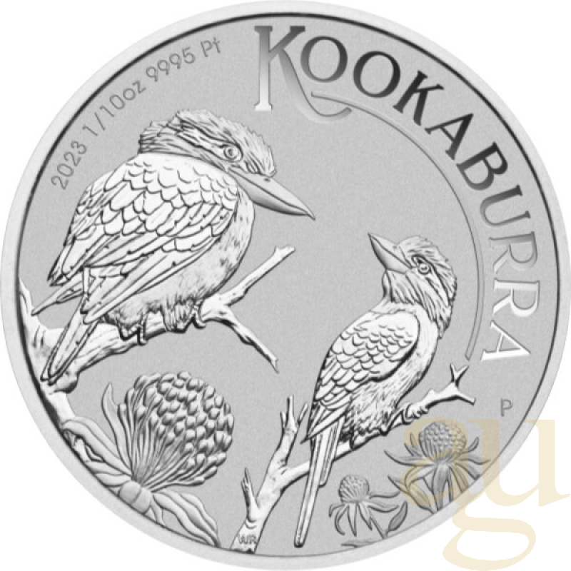 1/10 Unze Platinmünze Australien Kookaburra 2023