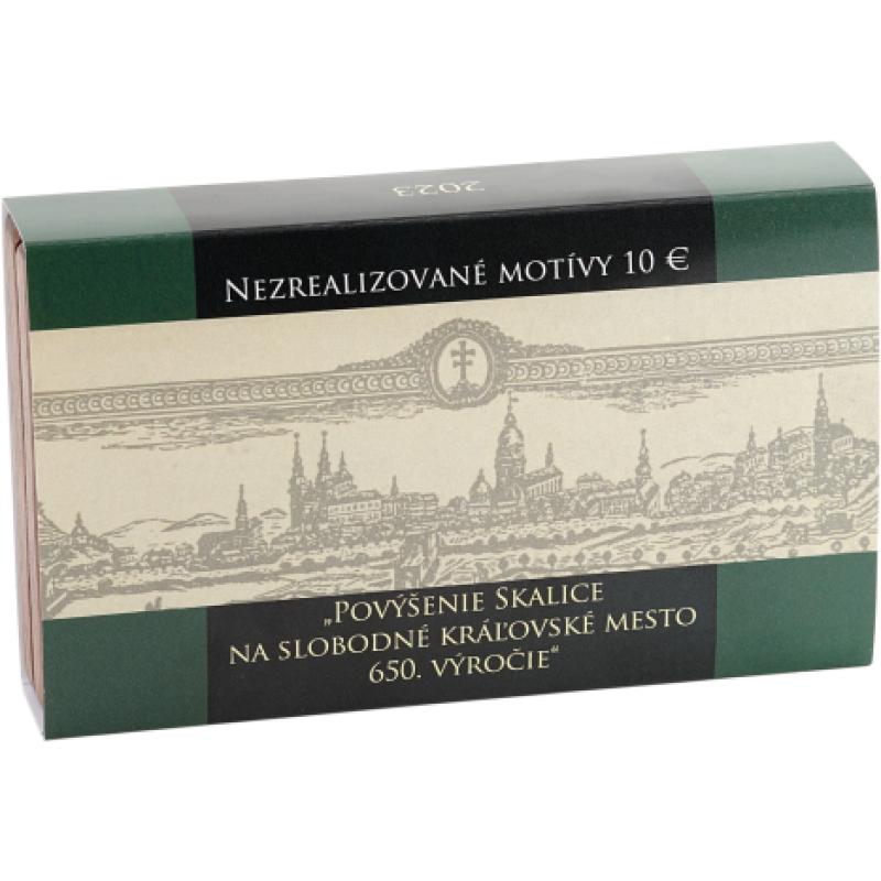 Stříbrná medaile, Nezrealizované motivy 10 eur 