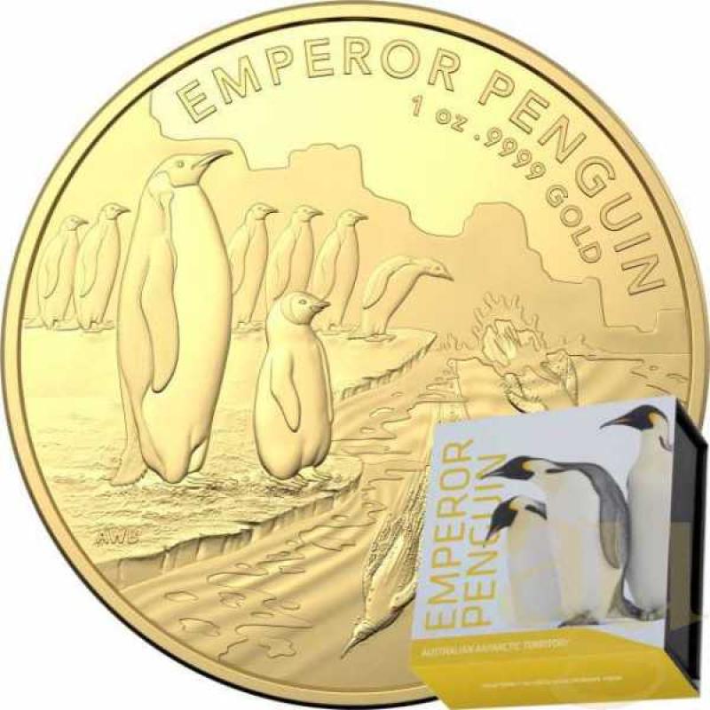 1 Unze Goldmünze Australien Antarctic Territory - Emperor Penguin 2023