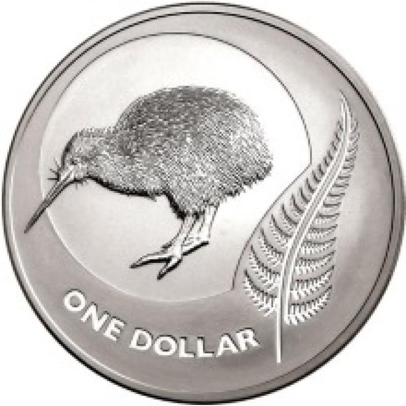 1 unce stříbrná mince Nový Zéland Kiwi 2009 in Blisterkarte